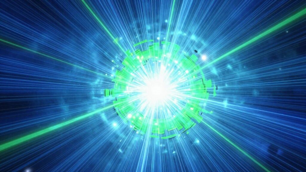 Abstract visual of upward momentum and growth.