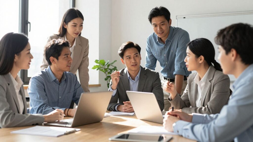 Sales leaders collaborating for peak performance in 2026.