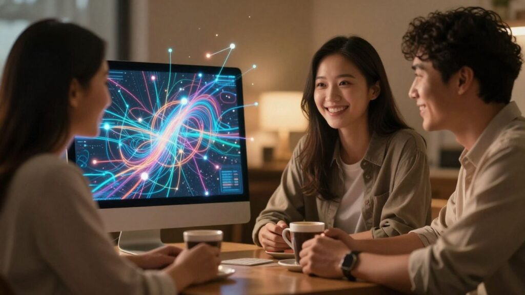 IT growth versus genuine human connection in relationships.